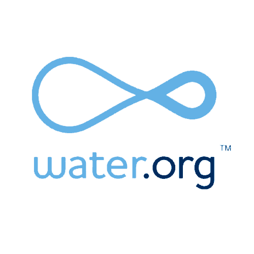 Water.org logo.