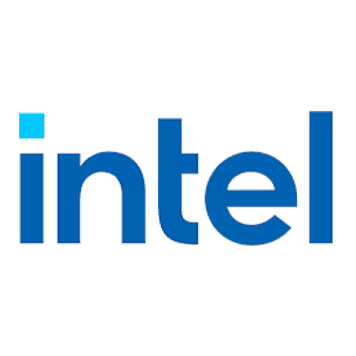 Intel logo.