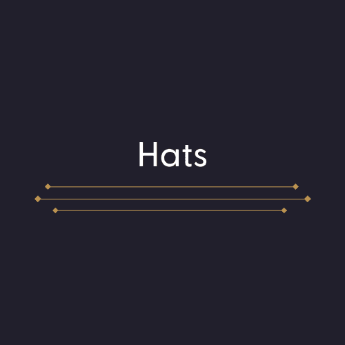 Hats title card.
